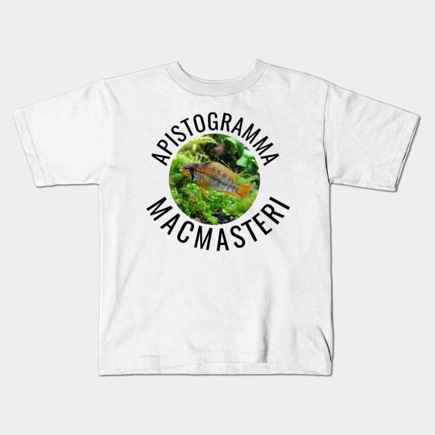 APISTOGRAMMA MACMASTERI FISH Kids T-Shirt by MaggusK